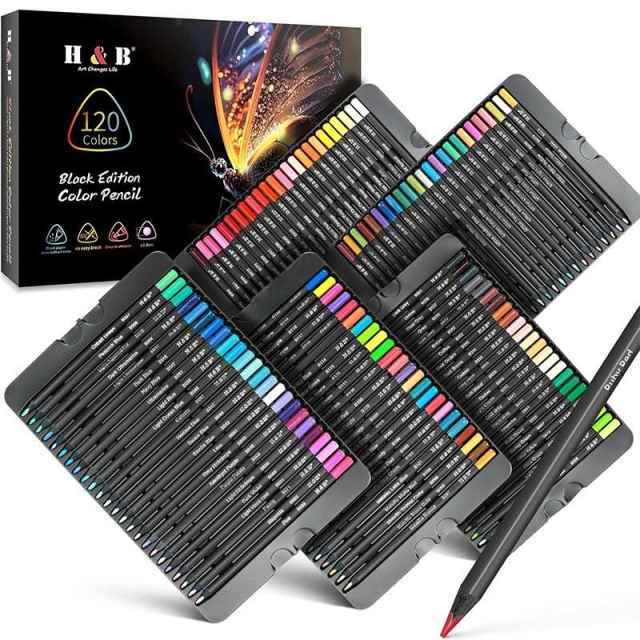120-color blackwood oil-based colored pencil set