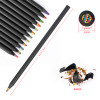 H&B 12-in-1 Rainbow Colored Pencils with Multicolor Cores