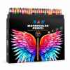 H&B 48/72/120-Color Watercolor Pencil Sets with Square Storage Tub