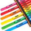 48-Color Ultra-Soft Square Oil Pastel Set in Wooden Box