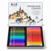 12/24/36 Color Watercolor Crayons – Water-Soluble & Washable