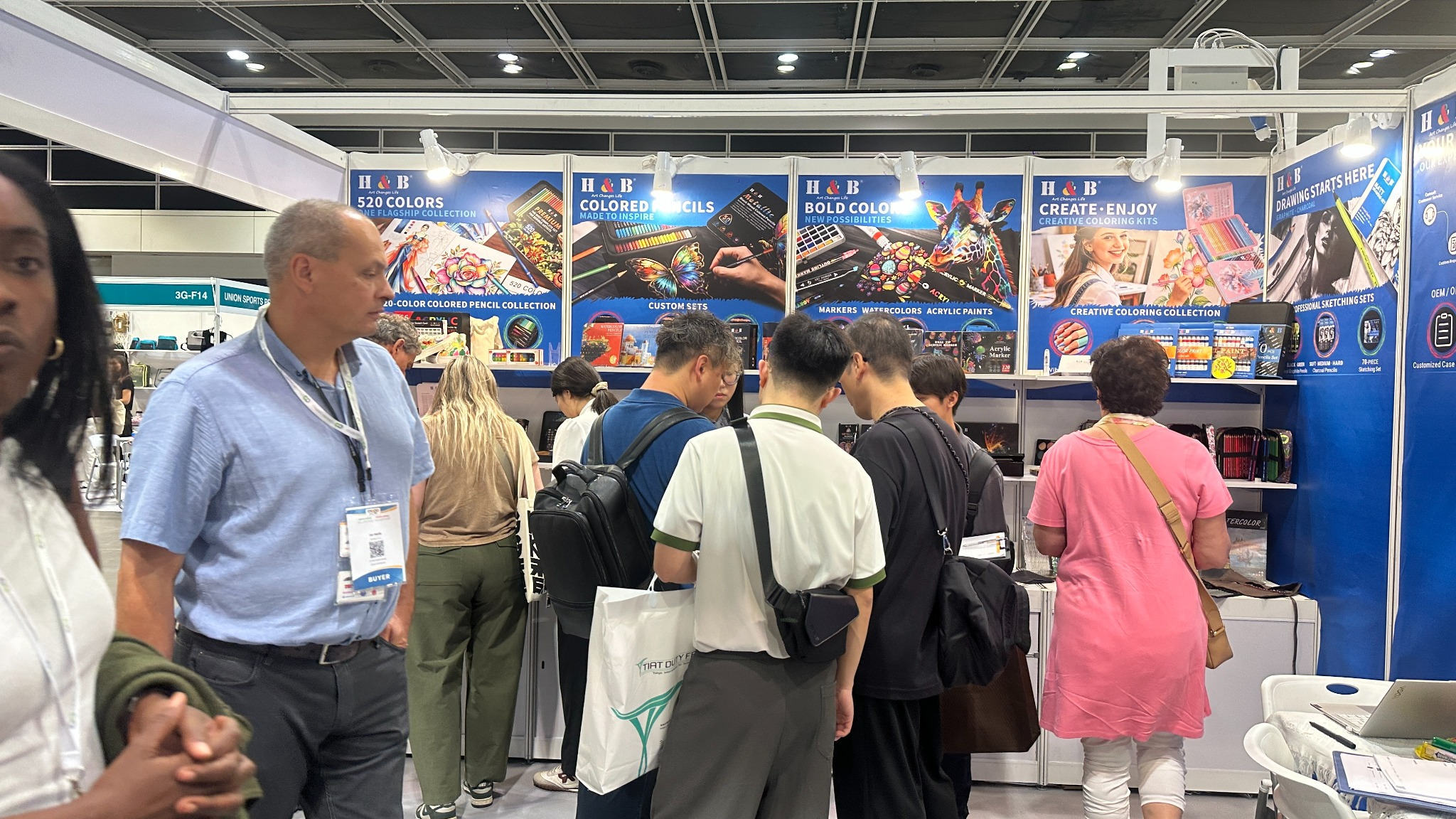 H&B Art at Hong Kong MEGA SHOW 2026 on Day 1