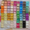 Single Pearlescent Metallic Watercolor Paint Pan