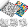 20 × 20 cm Themed Coloring Books – 8 Designs, 20 Pages Each