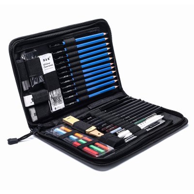 H&B China 48Pcs support sketch drawing lead set OEM custom drawing pencil set for kid