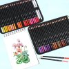 Portable 146-Piece Oil Colored Pencil Art Kit in Nylon Case for Travel Sketching