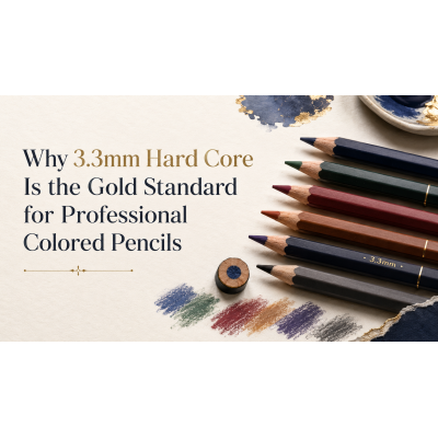 Why 3.3mm Hard Core is the Gold Standard for Professional Colored Pencils