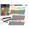 H&B 36 Colors Dual-Tip Acrylic Paint Markers Set – Fine Point & Brush Tip Permanent Paint Pens for Canvas, Rock Painting & DIY Crafts – Non-Toxic OEM Wholesale Acrylic Markers Supplier