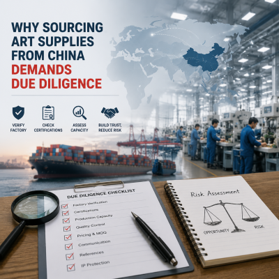 How to Identify a Reliable Art Supplies OEM Manufacturer in China