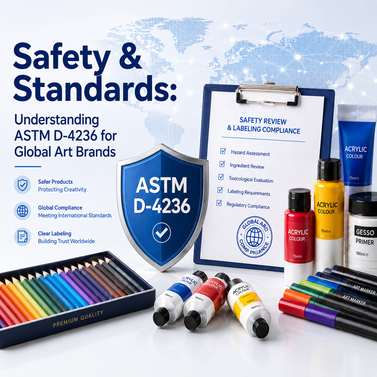 Safety & Standards: Understanding ASTM D-4236 for Global Art Brands