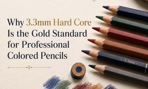 Why 3.3mm Hard Core is the Gold Standard for Professional Colored Pencils
