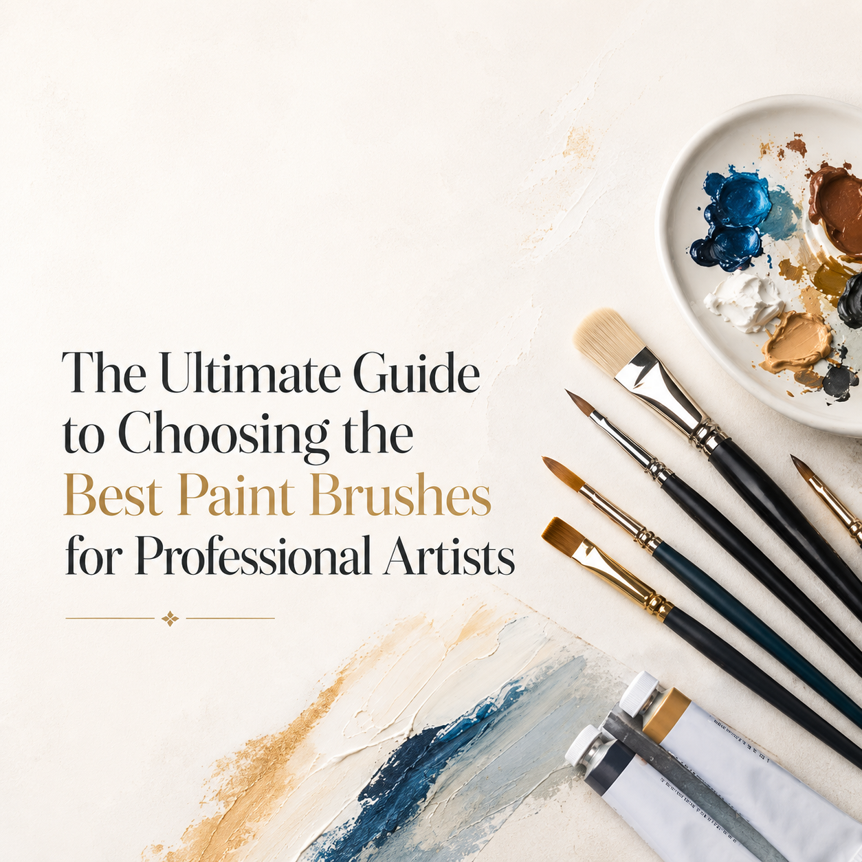 The Ultimate Guide to Choosing the Best Paint Brushes for Professional Artists