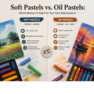 Soft Pastels vs. Oil Pastels: Which Medium Is Right for Your Next Masterpiece?