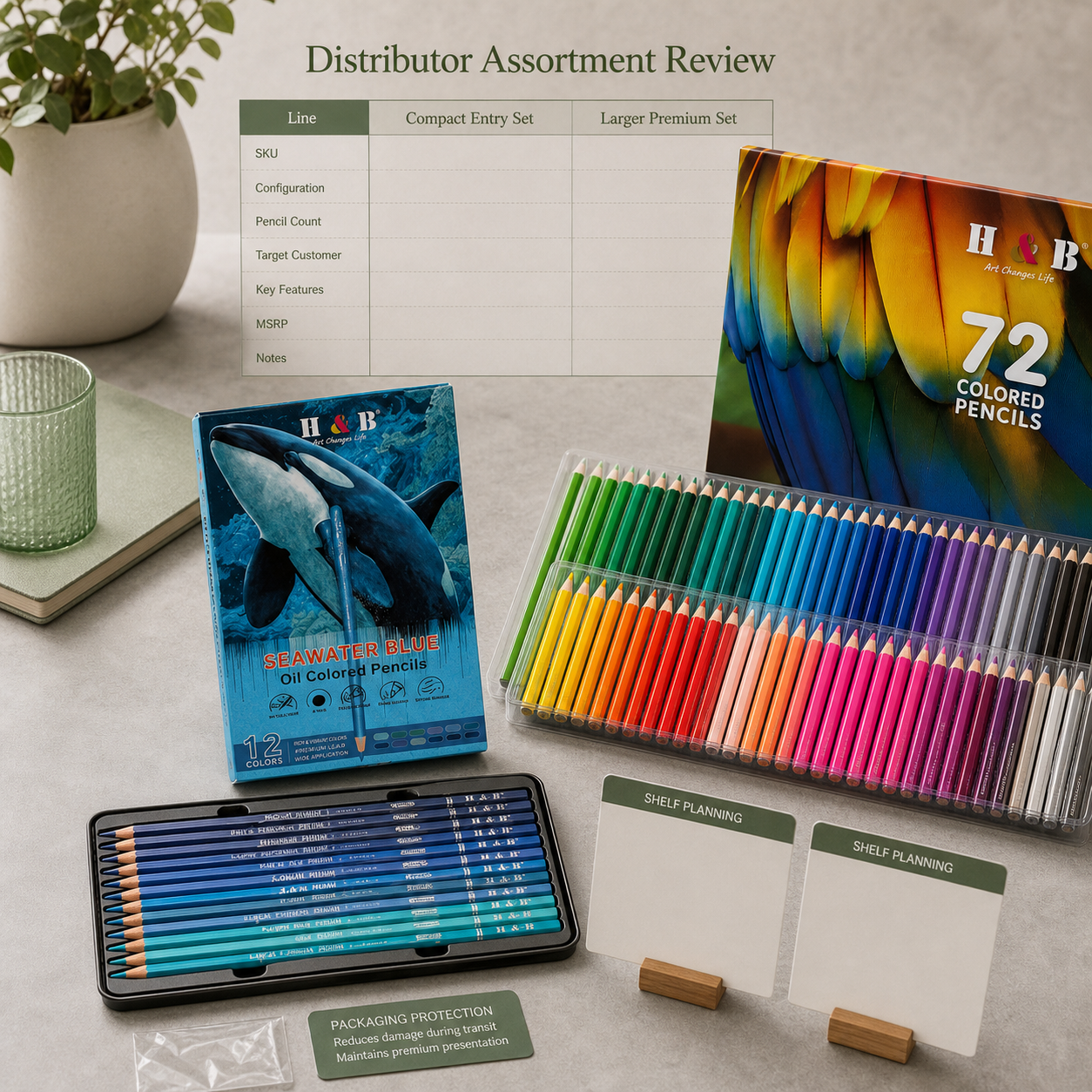 How to Choose the Perfect Colored Pencil Set: A Buyer's Guide for Distributors