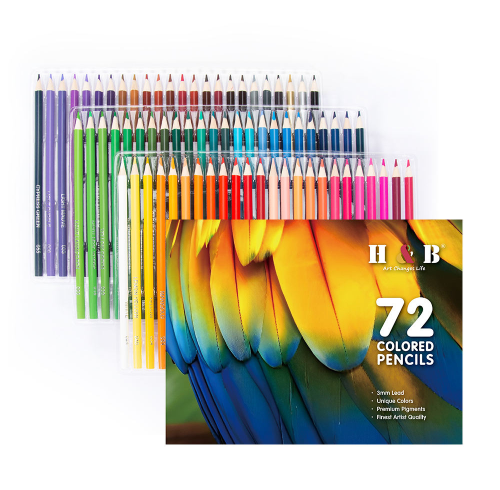 Oil Colored Pencil PP Box Range | 72/120 Colors with 3.3 mm Core