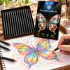 H&B 12-in-1 Rainbow Colored Pencils with Multicolor Cores
