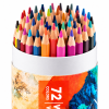 72-Color Water-Soluble Colored Pencil Set in Paper Tube
