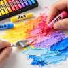 72 Color Soft Oil Pastel Set for Drawing and Blending