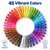 45 Color Hexagonal Oil Pastel Set for Kids and Beginners
