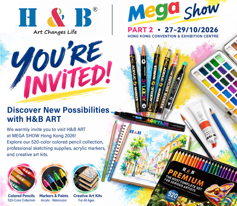 Meet H&B Art at MEGA SHOW Hong Kong 2026 – Booth 3G-E16