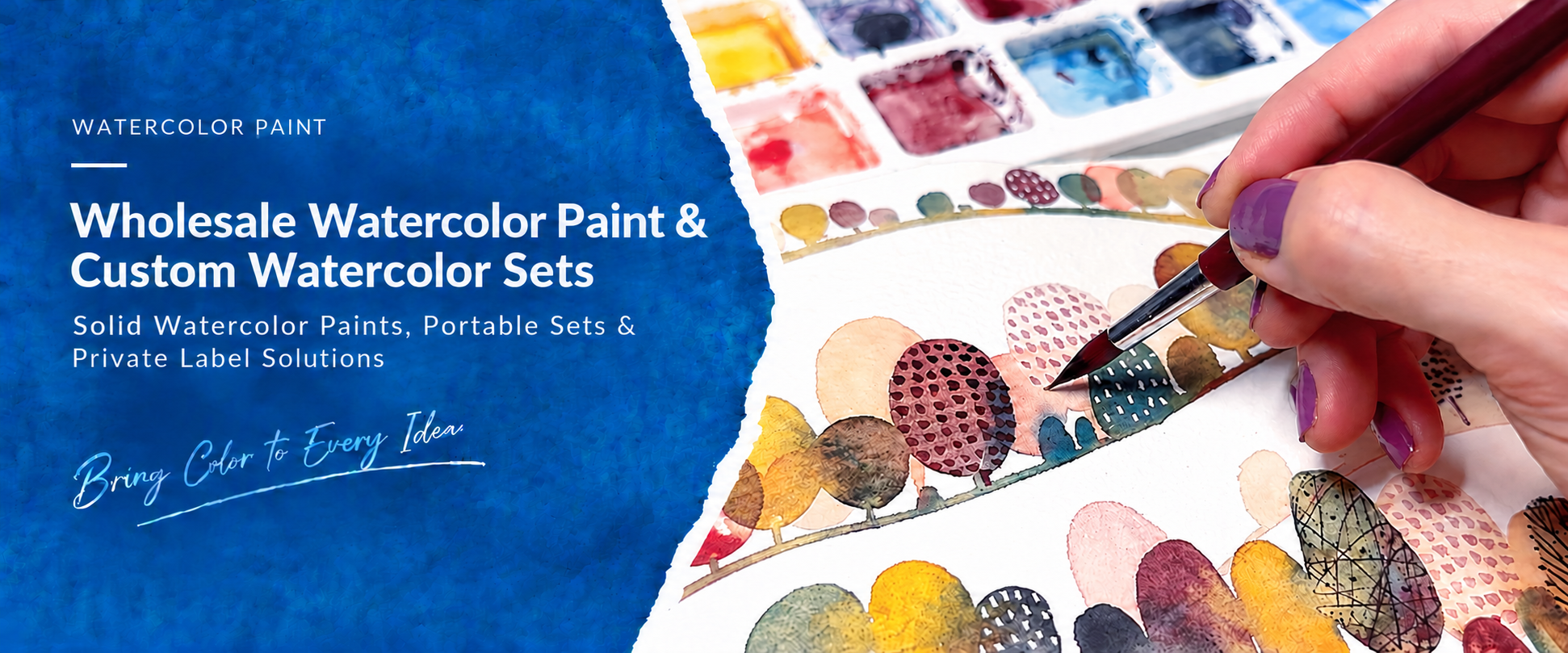 Watercolor paint wholesale hero image placeholder