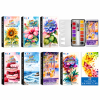 12 Color Watercolor Paint Set in Tin Box with Water Brush and Notepad