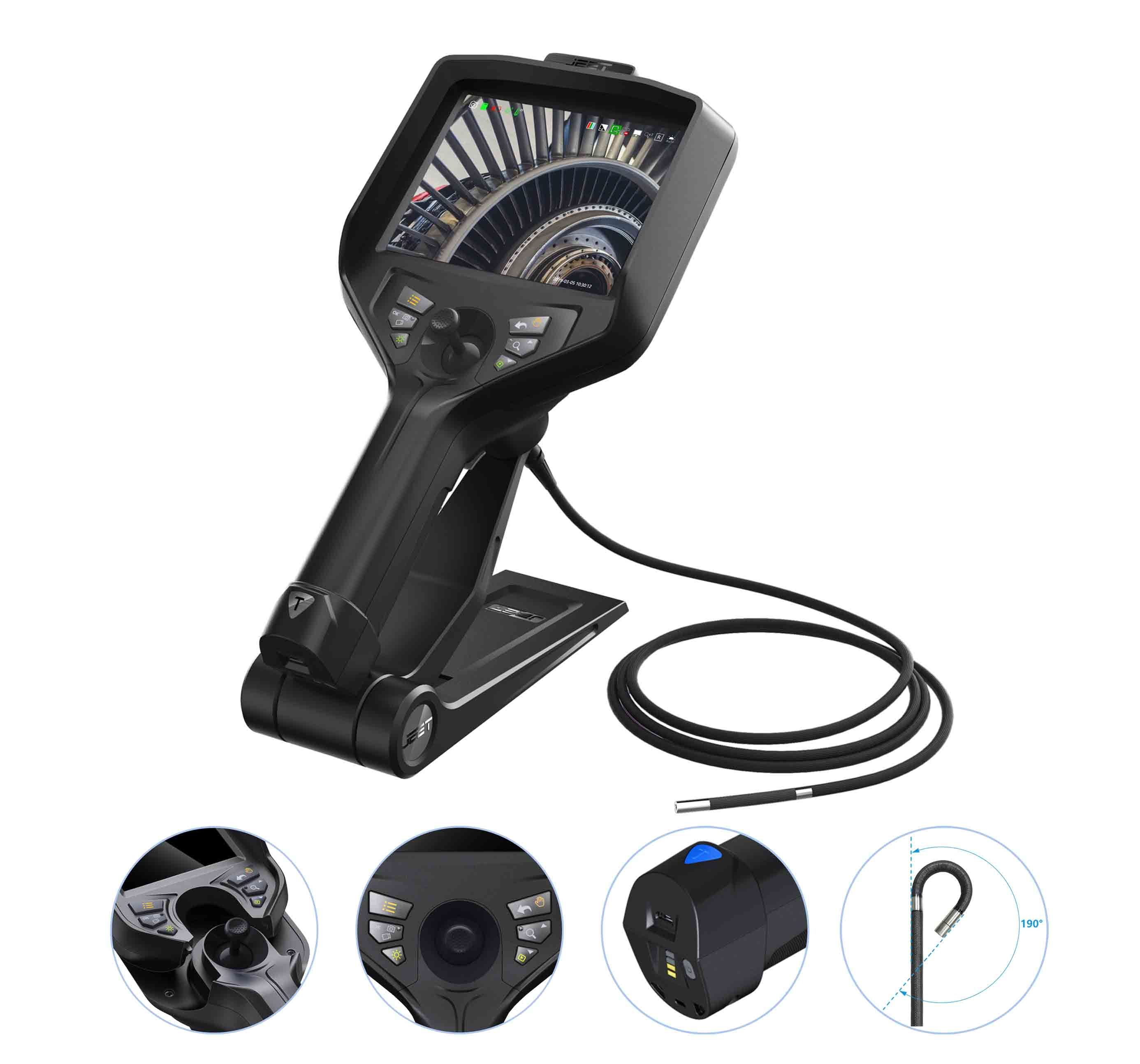 T51X Series Joystick Videoscope, 6mm Industrial Endoscope Measuring