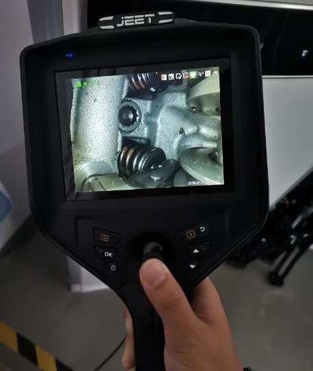 T51X Series Joystick Videoscope, 6mm Front View & Side View Lens  Borescope