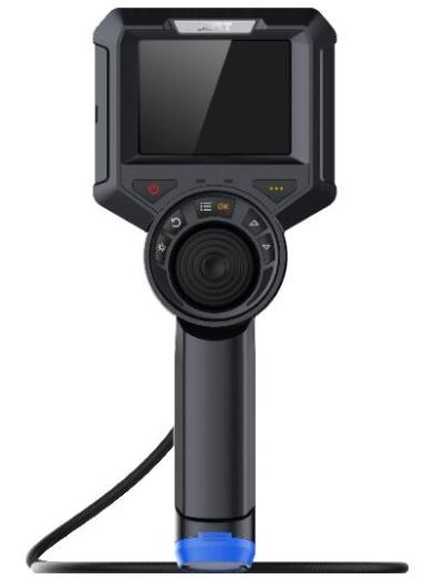 Videoscópio JEET S Series Tool, endoscópio industrial Mega Pixles, controle por joystick, articulação de 360°