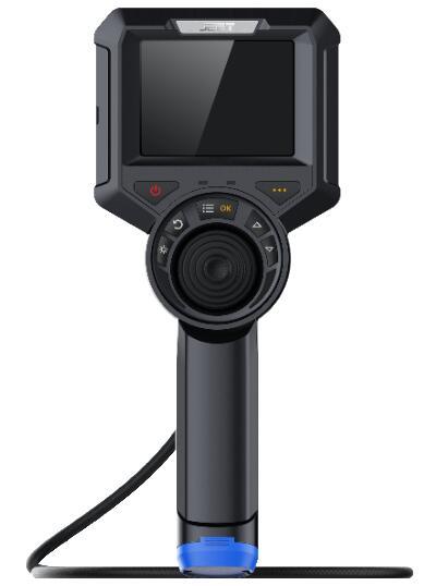 Videoscopio de herramientas de la serie JEET S, endoscopio industrial Mega Pixles, control de palanca de mando, articulación de 360°