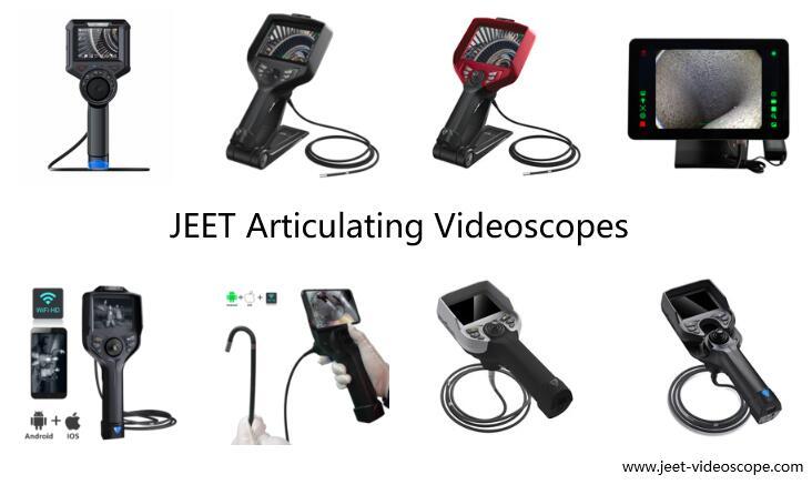 Videoscópios JEET usados em diferentes campos da indústria