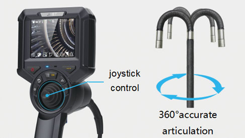 controle por joystick articulação precisa de 360°