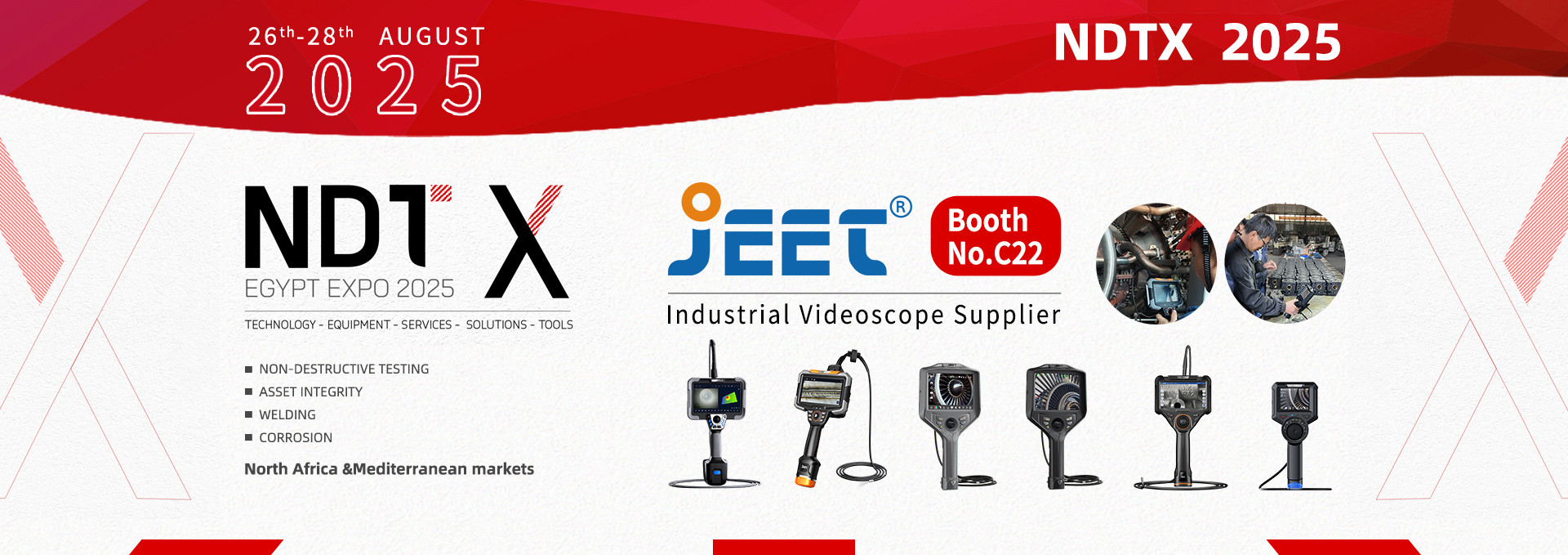 JEET Videoscope at NDTX Expo Egypt 2025