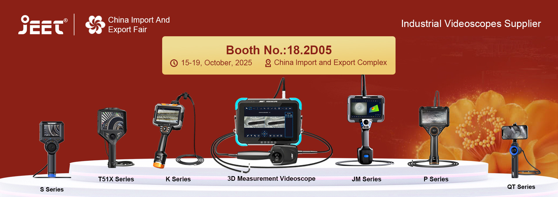 JEET Team Welcomes Visitors to Booth 18.2D05 at Canton Fair