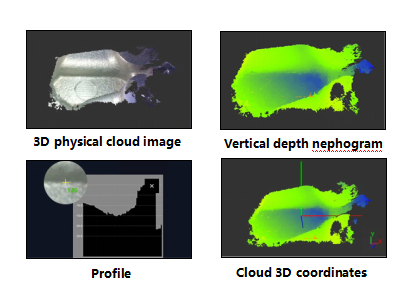 High precision and fast global scanning 3D cloud image
