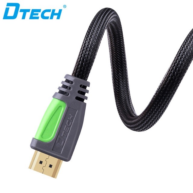 Dtech Plug and Play Copper HDMI Cable with Woven Wesh