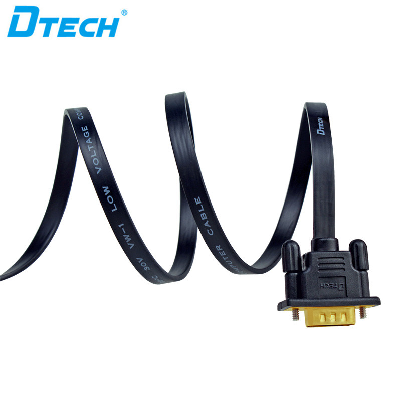 Support 4K @60Hz 3D VGA 3+6 Flat Cable