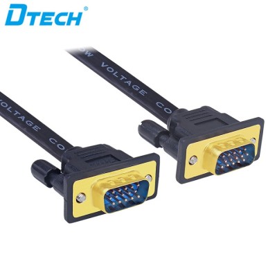 Support 4K@60Hz 3D VGA 3+6 Male to male Flat Cable