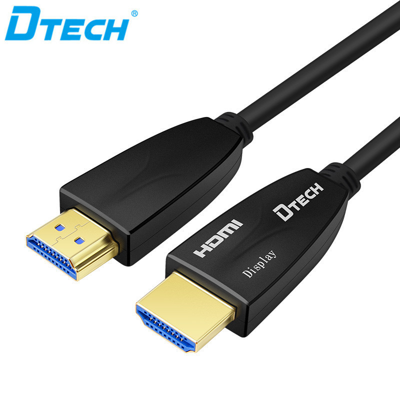 Dtech DT-HF514 HD 4K@60HZ HDMI AOC fiber cable YUV444 50m