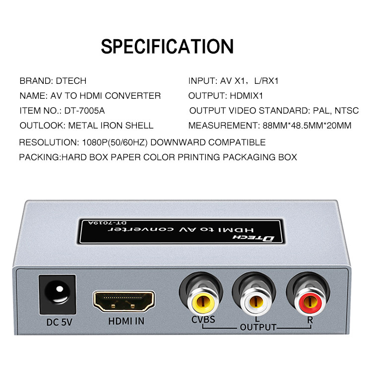 AV TO HDMI CONVERTER