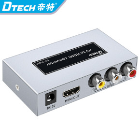 DT-7005A 1080p RCA AV ke HDMI Converter
