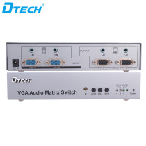 Dtech audio video VGA MATRIX 2x2 With remote controller