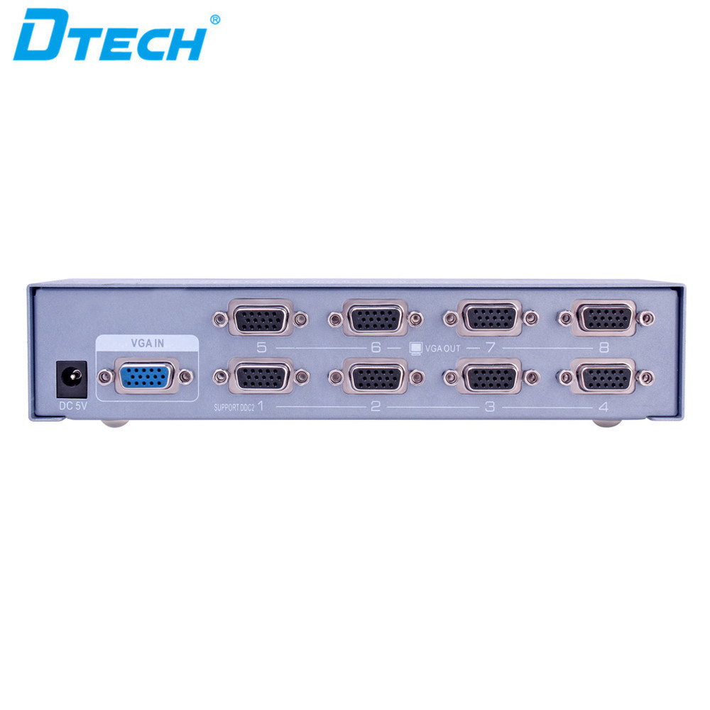 VGA Splitter 1 to 8 ports(250MHz)