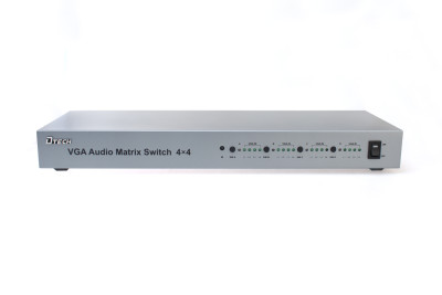 VGA dengan Audio matrix switcher 4 * 4