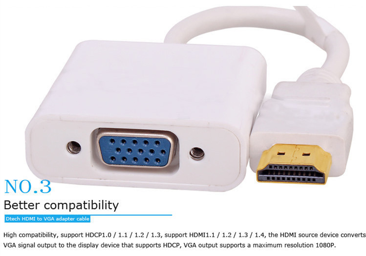 Cable adaptador HDMI a VGA