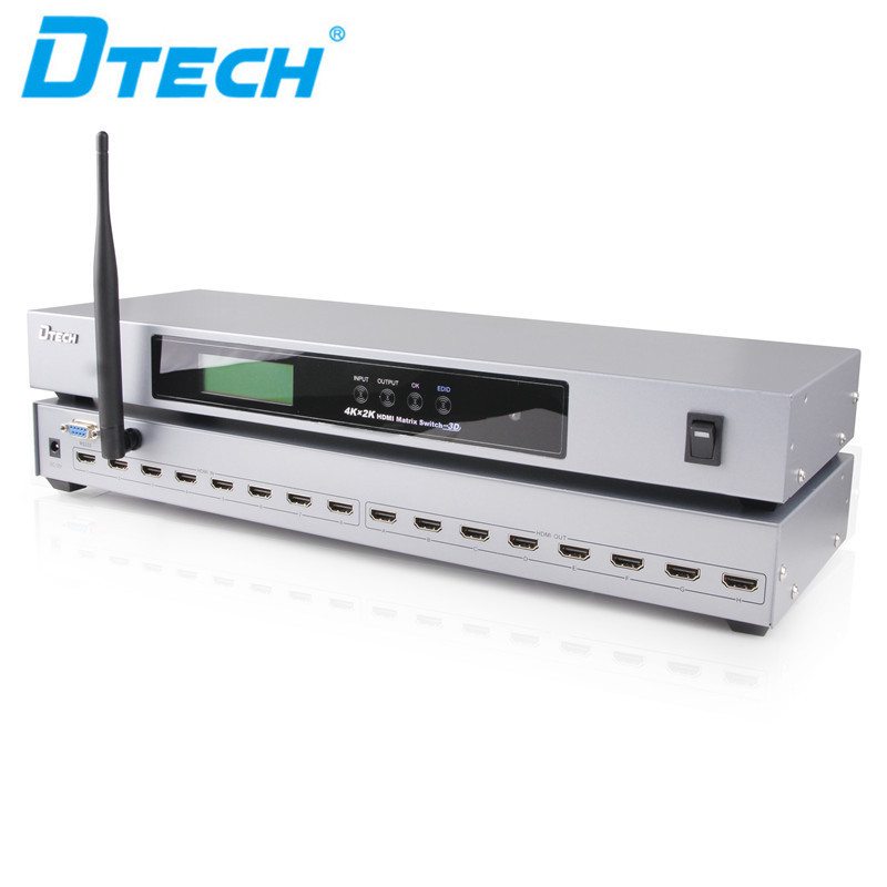 DTECH HDMI MATRIX SWITCH 8 * 8 dengan APP