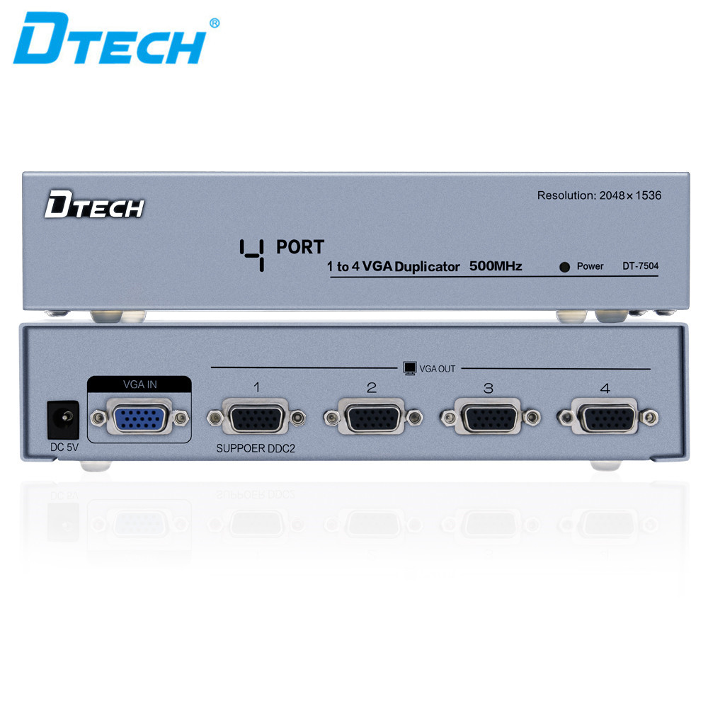 VGA Splitter 1 to 4 ports(500MHz)