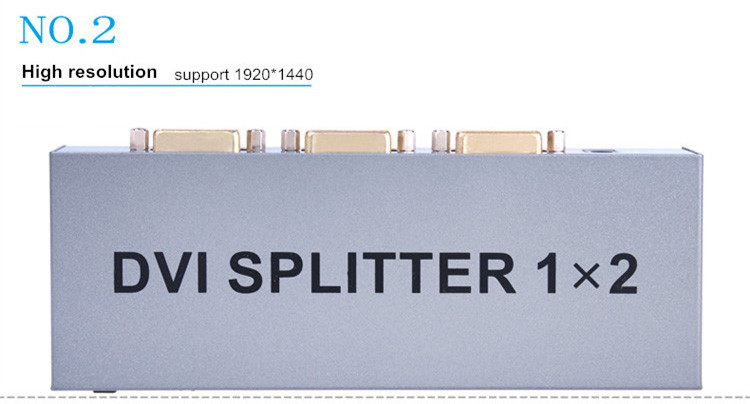 DVI Splitter 1 to 2 ports