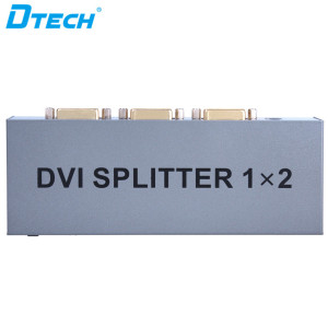 Power Supply DC 5V DVI Splitter 1 Input 2 Output