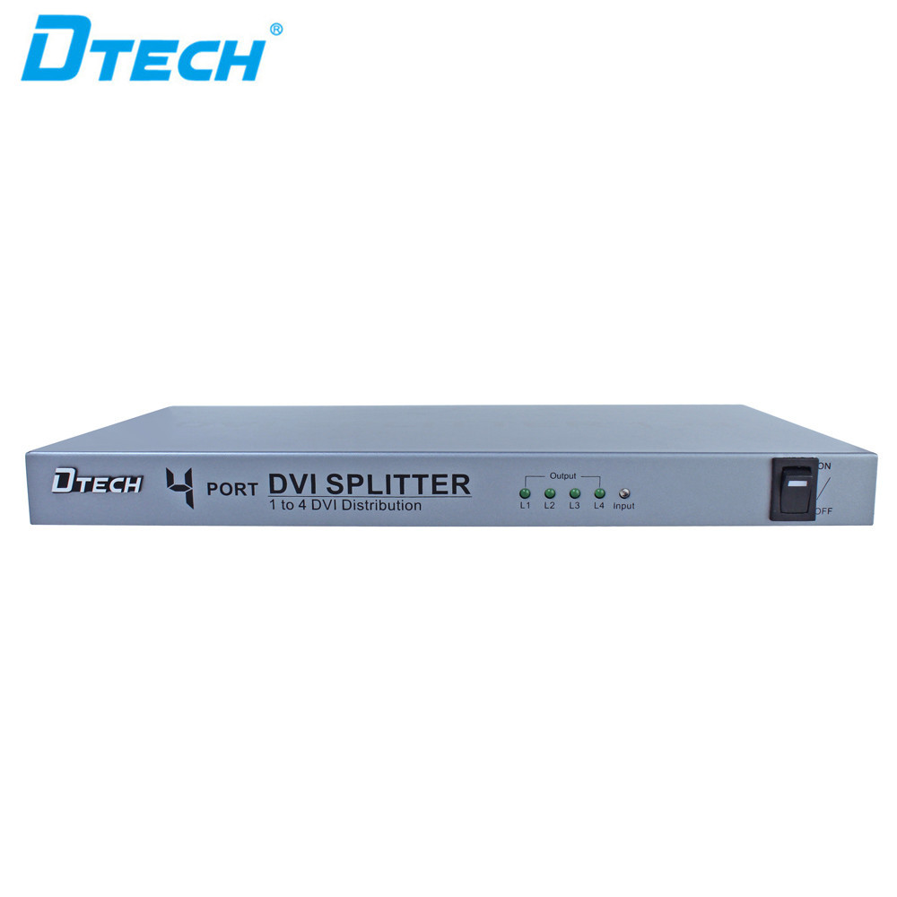 Dtech 1920x1080@60Hz 1 to 4 Ports DVI Splitter